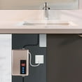 thumbnail image 4 of Calentador de agua eléctrico instantáneo de 220 V y 5,5 kW, sin tanque, para ducha, cocina, color dorado, 4 of 11