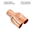thumbnail image 4 of Uxcell Y Type Copper Fitting, Welding Joint Split Union Intersection for HVAC, Air Conditioning Refrigeration 7/8" x 7/8" x 7/8", 4 of 6