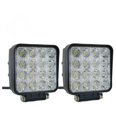 2X LED Work Lights 6 In 120W 12V Driving Strip Flood Beam Light Bar SUV Offroad