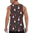 thumbnail image 3 of Gaeub Cute Christmas Gnomes Men's Athletic Tank Top, Workout Sleeveless Shirts, Running Tank Tops for Gym, Running, Training - X-Large, 3 of 9
