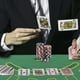 Costway Nouveaux 500 Jetons Poker Jeu de Jetons Texas Hold'em Cartes avec Boîtier en Aluminium Argent – image 3 sur 10
