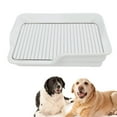 thumbnail image 4 of Dog Potty Tray, Stainless Steel Grid Dog Training Toilet Versatile Habit Development  For Home Bathroom, 4 of 6