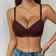 thumbnail image 2 of Womens Bralette Cut Underwire Demi Bralettes Full Coverage Smooth Comfortable Bra, 2 of 9