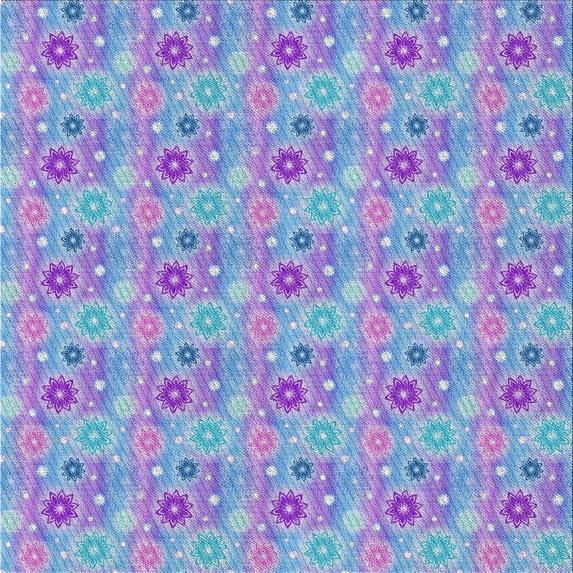 Ahgly Company Indoor Square Patterned Light Purple Novelty Area Rugs, 8' Square