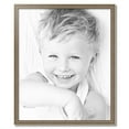 thumbnail image 2 of ArtToFrames 29" x 35" Aged White Gold Picture Frame, 29x35 inch Silver Wood Poster Frame (WOM-2036),  Pack, 2 of 7