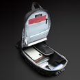 thumbnail image 4 of Men Anti-theft Waterproof Chest Bag USB Charging Single Shoulder Bag Daypack with Password Lock, 4 of 5
