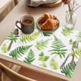 thumbnail image 3 of Palm Leaves Placemats Set of 4, Spring Leaf Non-Slip Place Mats Washable Table Mats for Kitchen Dining Table Decorations Indoor/Outdoor, 3 of 9