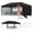 black, variant on 10x20 Pop Up Canopy with 4 Sidewalls - Heavy Duty Outdoor Canopy Tent with Portable Roller Bag - 3 Adjustable Height, 4 Weight Bags, 8 Stakes & 6 Guy Ropes Included