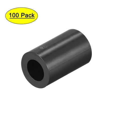 

Uxcell ABS ID 4.2mm OD 7mm Length 12mm Round Spacer Black 100 Pack