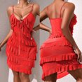 thumbnail image 4 of Camisolas cortas de moda para mujer, perspectiva bordada, con cordones, falda para dormir, conjuntos de lencería con espalda en T, conjunto de lencería de poliéster para mujer, 4 of 6