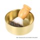 thumbnail image 3 of Cuenco de afeitar de metal para hombre, taza de jabón de latón para barbería, tazón de jabón para limpieza facial para brocha de afeitar y maquinilla de afeitar., 3 of 6