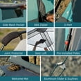 thumbnail image 4 of 8 Person Instant Cabin Tent Waterproof Family Tents for Outdoor Camping Upgraded Ventilation Setup in 60 Second Setup Green, 4 of 9
