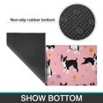 thumbnail image 6 of Boston Terrier Dogs and Flowers Kitchen Rugs Sets Of 2,Anti Fatigue Kitchen Mat Rugs Non Slip Washable,Decorative Kitchen Floor Mats for Kitchen,Sink,Laundry,17"x30"+17"x47", 6 of 7
