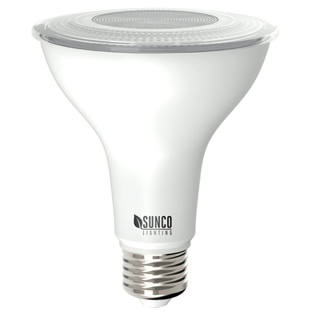 Sunco Lighting PAR30 LED Bulb, 11W=75W, Dimmable, 3000K Warm White, 850