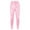 Pink, variant on Toimothcn Baby Girls Pants Casual Glitter Solid Color Athletic Leggings Wide Leg Stretchy Waist Soft Fashion Dance Training Tights