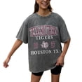 thumbnail image 2 of Women's Gameday Couture Grey Texas Southern Tigers Oversized Snow Wash T-Shirt, 2 of 5