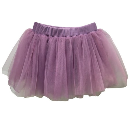 

ZRBYWB Toddler Girls Dresses Summer Fashion Princess Dress Casual Tutu Mesh Skirt Outwear Solid Colour
