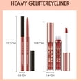 thumbnail image 3 of Matoen 12Pcs Matte Liquid Lipstick + Lip Liner Pens Set, Waterproof Long Lasting Dark Red Lipstick for Women, 24 Hour Pigmented Lip Gloss Set, 3 of 9