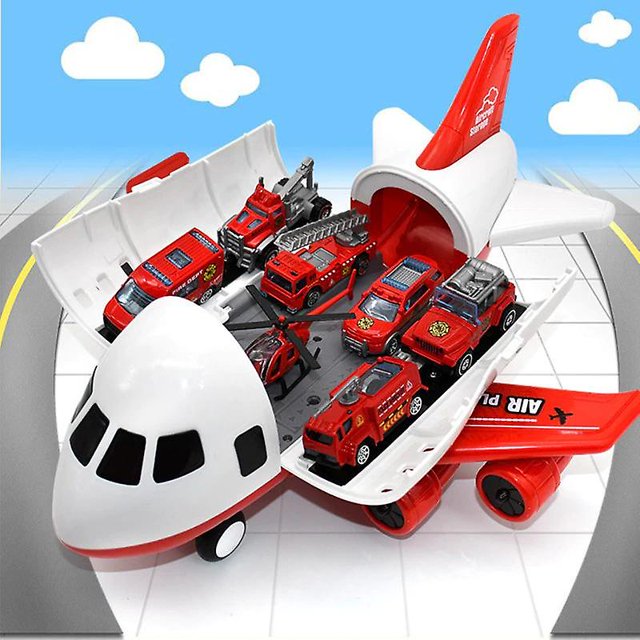 Avión de pasajeros Deformación Música Simulación DIY Pista Inercia Juguete Avión Niños Avión Juguete para C