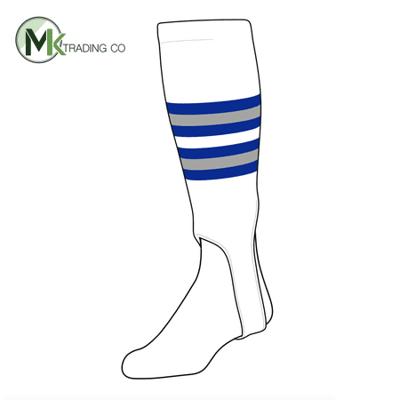 

TCK Baseball Stirrups Large (300I 5in) White Royal Grey