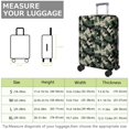 thumbnail image 4 of Stretch Luggage Cover L(25-28in)– Elastic Travel Suitcase Protector with Handle Openings & Bottom Closure, Washable Polyester Spandex Suitcases Cover, Camouflage Print, 4 of 5