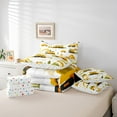 thumbnail image 4 of 7 PieceExcavator Bed in a Bag Twin Size And,Construction Truck Print Bedding Sets Cartoon Car Comforter Set with Sheets Equipment Tractor Bed Set Yellow Excavator Sheets, 4 of 5