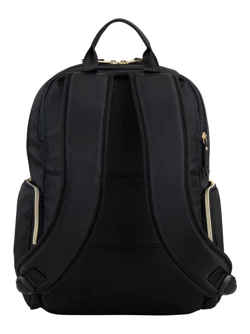 black gold laptop backpack The North Face Women's Solid State Backpack, Black/Rose – This backpack comes equipped with a sleek interior organizer Madison Backpack - Shop Our