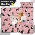 thumbnail image 4 of Boston Terrier Dogs and Flowers Toddler Nap Mats for Kids Preschool,Sleeping Mat Bag or Kids,Toddler Sleeping Bag,Toddler Nap Mat or Daycare, 4 of 6