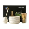 thumbnail image 1 of Set de matcha, tazón de matcha con boquilla, herramientas japonesas de fabricación de té, regalo de matcha, portavasos de cerámica kit de matcha Blanco 4 piezas, 1 of 8