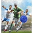thumbnail image 6 of Barocity Soccer Ball - Premium Boys and Girls Official Match Ball with Cool Reflective Rainbow Hex Pattern, Durable, Indoor, Outdoor, Training, Practice, Playtime and Games - Iridescent Blue Size 5, 6 of 7