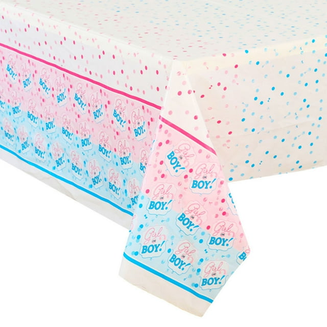 Yuarrent Mantel de una sola vez, decoración de fiesta fácil de usar, Protector de de buen aspecto para el hogar, cocina, restaurante Suministros de limpieza para el hogar Niño o niña 137*274cm
