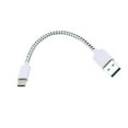 thumbnail image 1 of Type-C Short USB Cable for Jitterbug Smart3 Phone - Charger Cord Power Wire USB-C Braided Z9V Compatible With Lively Jitterbug Smart 3 Model, 1 of 4