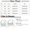 thumbnail image 2 of Wireless Push up Bras for Women Full-Coverage Bra Feature V-Neck Balconette Bra Style W-808 Hook and Eye Closure V Neck Cami BraGirls Blue XXL, 2 of 3