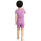thumbnail image 5 of Odeerbi 6M-7Y Conjunto de Pijama de Verano Para Niños Y Niñas de Punto Elástico Con Camiseta de Manga Corta Y Pantalón Corto de Cintura Alta Conjunto de Pijama de Dos Piezas, 5 of 5