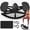 Black, variant on Ambifirner Lateral Stepper for Exercise-Rocking Stepper Machine with Resistance Bands & Anti-Slip Mat and LCD Monitor, Professional Stair Stepper for Home Workout