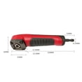 thumbnail image 4 of 6.35mm Magnetic Hexagonal Drilling Corner Adapter - Short Manual/Electric Screwdriver Directional Tool for Narrow Space Operations, Compatible with Rechargeable Drills, Hand Drills & Pneumatic, 4 of 6