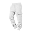 thumbnail image 2 of YTCAMLO Men's Baggy Sweatpants Wide Leg Lounge Sweat Pants with Multi Pockets, 2 of 5