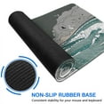 thumbnail image 6 of Green Waves and Dark Clouds&nbsp;desk Mouse Padwaterproofnon Slip&nbsp;for Office Home Work GamingmousepadsRubber Base Mousepad with Stitched Edges 31.5x11.8inches, 6 of 7