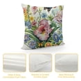 thumbnail image 4 of Spring Floral Throw Pillow Covers Tulips Iris Sunflower Poppy Floral Decorative Pillows Soft Velvet Cushion Cases for Couch Sofa Garden Patio Decor Multiple specifications&nbsp;, 4 of 5