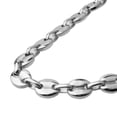 thumbnail image 4 of EOEMY Charming Stainless Steel Mutil-Color Coffee Beans Link Chain Men Women Necklaces-11Inch Bracelet-7mm-Silver, 4 of 6