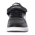 thumbnail image 4 of Lacoste T-Clip VLC 223 1 SMA Leather Trainers, Black, 4 of 9