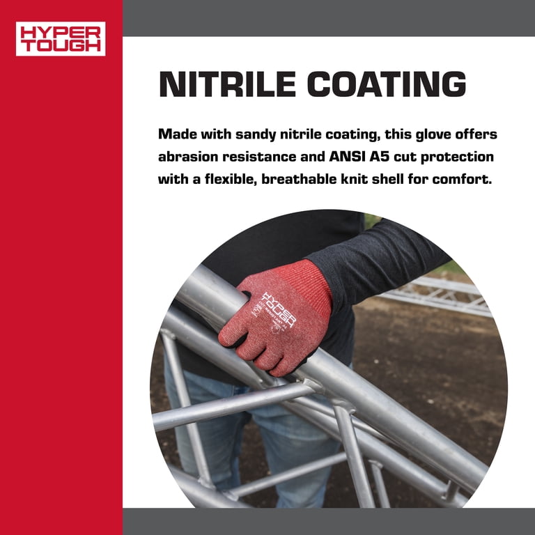 Cut-Resistant Work Gloves with Touchscreen Capability photo 3