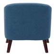 thumbnail image 2 of CorLiving Eliza Modern Upholstered Indoor Tub Chair with Tapered Wood Legs, 2 of 9