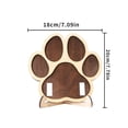 thumbnail image 3 of Memorial Paw Photo Frame,with Collar Holder,4-Photo Collage for Dogs & Cats,Wooden Keepsake Solid Wood Cats Paw Memorial Frame, 3 of 7