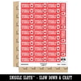 thumbnail image 2 of Hogs and Kisses Hugs Pig Teacher Student School Sticker Set - Red - Matte Finish - 1.5" Small, 2 of 7