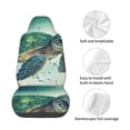 thumbnail image 3 of Lsque Watercolor Turtle1 Pattern Car Seat Covers for Front Seats , Waterproof Seat Covers for Cars, Sporty Front Seat Covers,Car Seat Cover Protector Front Seats, 3 of 5