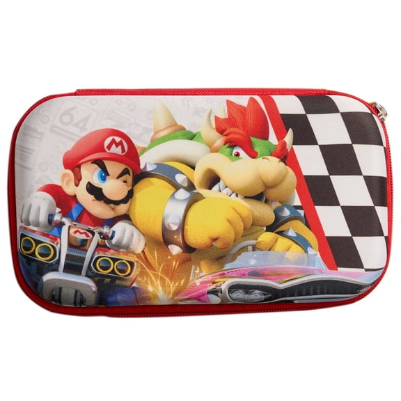Nintendo Super Mario Pencil Case with Zipper Closure, Multi-Color