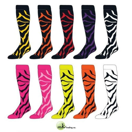 - Krazisox Elite Zebra, Cat, Tiger Stripe Socks - proDRI - Knee-High, NWT