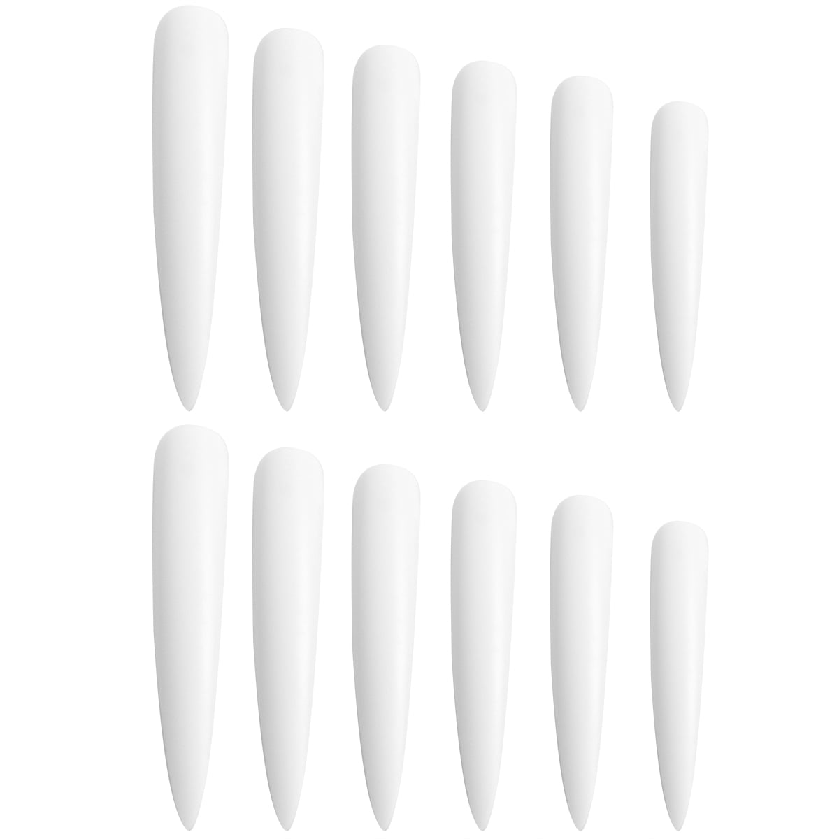 10 Packs of 120PCS False Nail Tips Nail Salon Nail Slices Nail Art