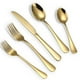 thumbnail image 1 of Juego de cubiertos Briout Gold, 20 piezas, acero inoxidable, 1 of 7
